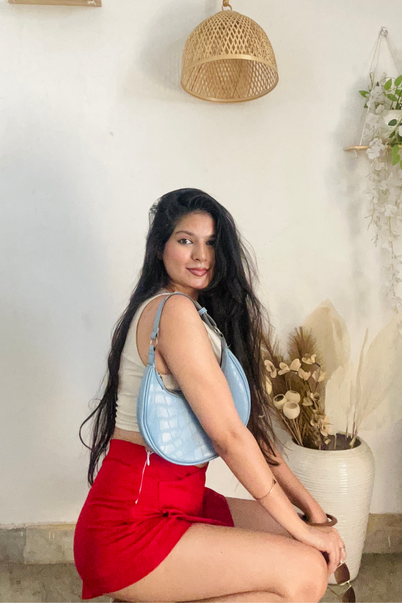 Red Skort – Women’s Short Skirt, Office‑Ready