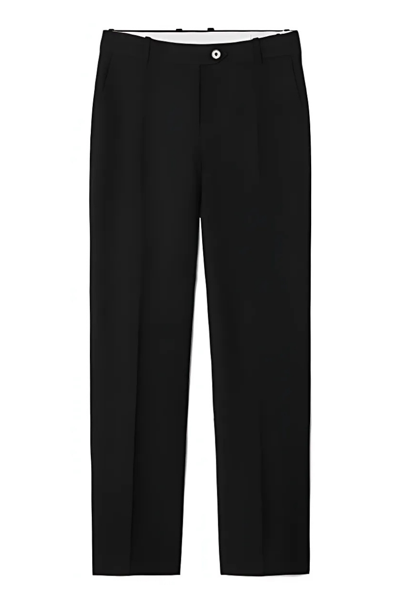 Black Linen Co-ord – Waistcoat & Wide Leg Pants | POSE