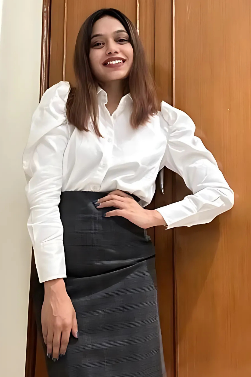 White Puffed Sleeve Shirt
