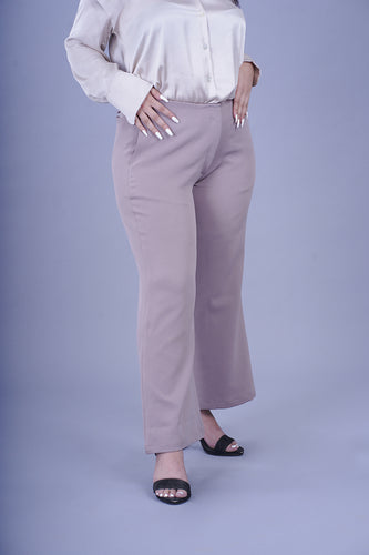 Tailored Flare Silhouette Pants - These pants feature a classic flared-leg design, adding a touch of retro flair to your wardrobe; The ultimate blend of comfort and style for the modern professional. These pants are designed to keep you looking polished and feeling confident throughout your workday. Crafted with a focus on fashion and ease of wear, they provide a comfortable fit.