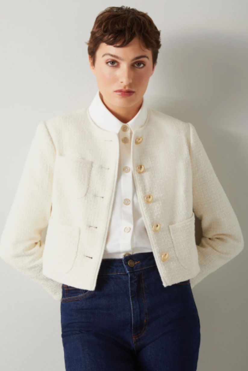 White Tweed Jacket