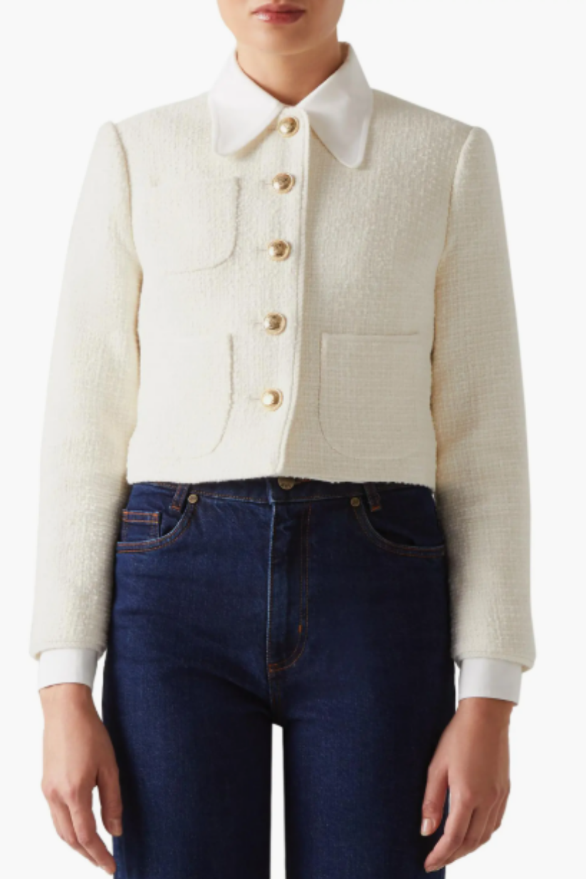 White Tweed Jacket